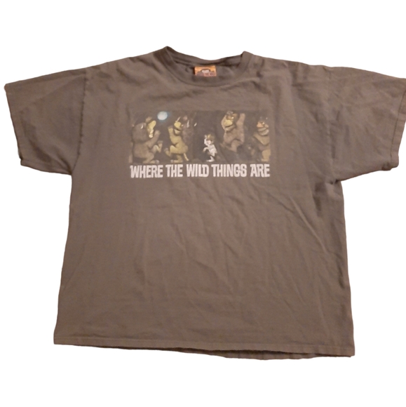 Where The Wild Things Are  Men's  Olive Green T Shirt Size XL - Picture 1 of 4